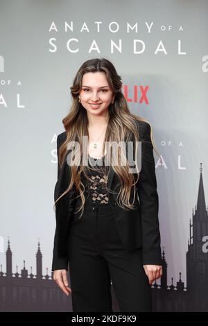 Luiza Cordery attends the World premiere of 'Anatomy of a Scandal' at