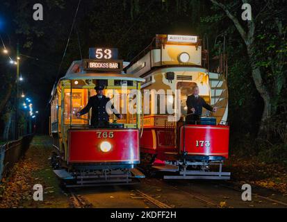 Heaton Park Tramway, Manchester, UK Stock Photo