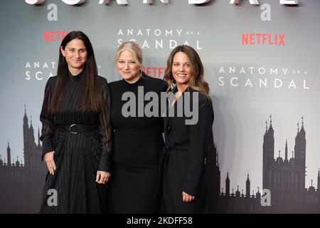 Liza Chasin, Bruna Papandrea, Allie Gross attend the World premiere of