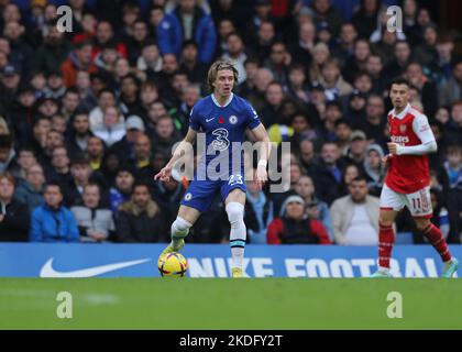 Stamford Bridge, London, UK. 6th Nov, 2022. English Premier League Football, Chelsea versus Arsenal; Conor Gallagher of Chelsea Credit: Action Plus Sports/Alamy Live News Stock Photo