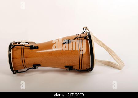 Bata. Cuban traditional double headed drum. Que linda. Stock Photo