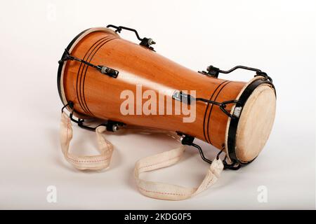 Bata. Cuban traditional double headed drum. Que linda. Stock Photo