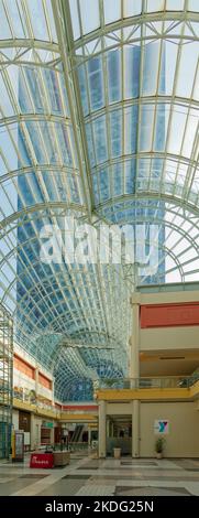 Galleria at Erieview, near empty here, is being redeveloped as part of the Cleveland W Hotels project. Stock Photo