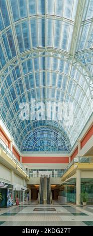 Galleria at Erieview, near empty here, is being redeveloped as part of the Cleveland W Hotels project. Stock Photo