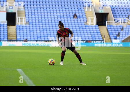 Reading, UK. 06th Nov, 2022. The Select Car Leasing Stadium, Reading, UK, November 6, 2022 Demi Stokes (3, Man City) during a WSL game on November 6th, 2022 between Reading and Manchester City, at The Select Car Leasing Stadium, Reading, UK (Bettina Weissensteiner/SPP) Credit: SPP Sport Press Photo. /Alamy Live News Stock Photo