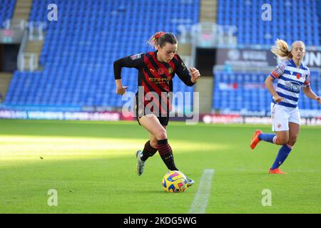 Reading, UK. 06th Nov, 2022. The Select Car Leasing Stadium, Reading, UK, November 6, 2022 Hayley Rasso (13, Man City) during a WSL game on November 6th, 2022 between Reading and Manchester City, at The Select Car Leasing Stadium, Reading, UK (Bettina Weissensteiner/SPP) Credit: SPP Sport Press Photo. /Alamy Live News Stock Photo