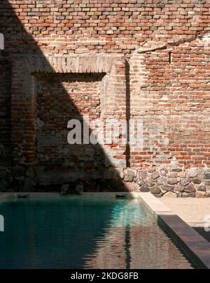 Pool. Hotel Baja Club, La Paz, Mexico. Architect: Max von Werz Architects, 2021. Stock Photo