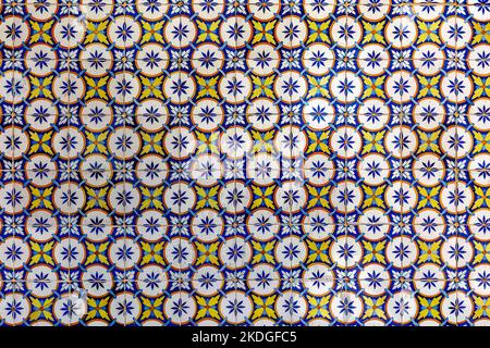 old portugal tiles background texture Stock Photo