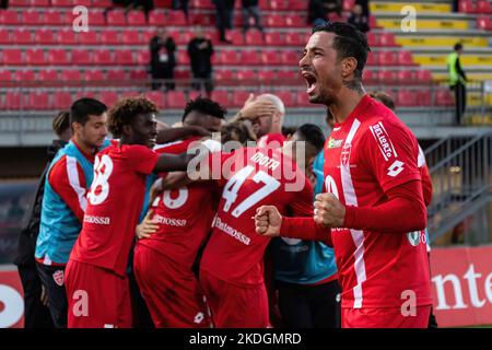 Monza, Italy. 06th Nov, 2022. Armando Izzo of AC Monza celebrates a goal during the Serie A football match between AC Monza and Hellas Verona at U-Power Stadium Brianteo. Final score; AC Monza 2:0 Hellas Verona Credit: SOPA Images Limited/Alamy Live News Stock Photo
