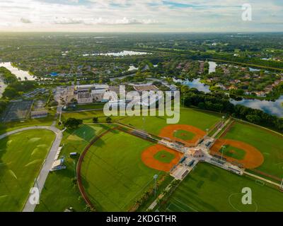 Tequesta Trace Park Weston FL USA Stock Photo - Alamy