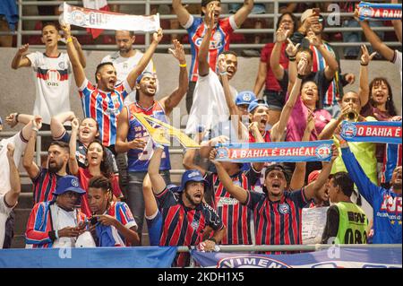 Maceio, Brazil. 06th Nov, 2022. AL - Maceio - 11/06/2022 - BRAZILIAN B 2022, CRB X BAHIA - Supporters during a match between CRB and Bahia at the Rei Pele stadium for the Brazilian championship B 2022. Photo: Jhony Pinho/AGIF/Sipa USA Credit: Sipa USA/Alamy Live News Stock Photo