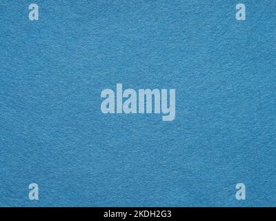 Soft Blue felt texture background. Surface of fabric texture in blue color. Soft pattern for text, lettering, patchworkor other art work. Full frame Stock Photo
