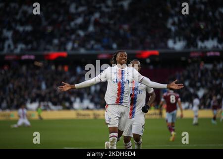 Stratford, London, UK. Sunday 6th November 2022during the Premier League match between West Ham United and Crystal Palace at the London Stadium, Stratford on Sunday 6th November 2022. (Credit: Tom West | MI News) Credit: MI News & Sport /Alamy Live News Stock Photo