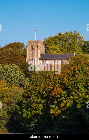St Andrew's church, Wingfield, Suffolk, UK. Stock Photo