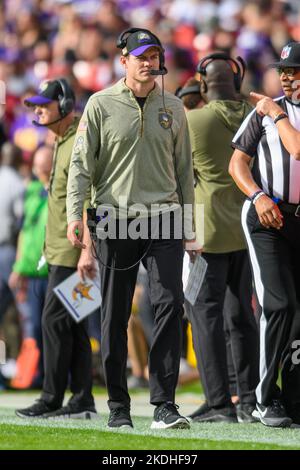 Minnesota Vikings head coach Kevin O'Connell after an NFL preseason ...