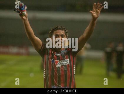 Maceio, Brazil. 06th Nov, 2022. AL - Maceio - 11/06/2022 - BRAZILIAN B 2022, CRB X BAHIA - Bahia players celebrate access to the final match against CRB at the Rei Pele stadium for the Brazilian championship B 2022. Photo: Jhony Pinho/AGIF/Sipa USA Credit: Sipa USA/Alamy Live News Stock Photo