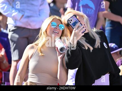 Fort Worth, Texas, USA. 5th Nov, 2022. Fans during the 2nd half of the NCAA Football game between the Texas Tech Red Raiders and the TCU Horned Frogs at Amon G. Carter Stadium in Fort Worth, Texas. Matthew Lynch/CSM/Alamy Live News Stock Photo