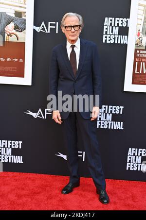 Los Angeles, USA. 06th Nov, 2022. Bill Nighy at the premiere for 'Living' at the TCL Chinese Theatre, Hollywood. Picture Credit: Paul Smith/Alamy Live News Stock Photo