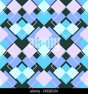 Geometric shapes seamless pattern design Stock Photo