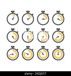 The 7 Minutes Icon Isolated On White Background, Clock And Watch, Timer,  Countdown Symbol, Stopwatch, Digital Timer Vector Icon Royalty Free SVG,  Cliparts, Vectors, and Stock Illustration. Image 114889406.