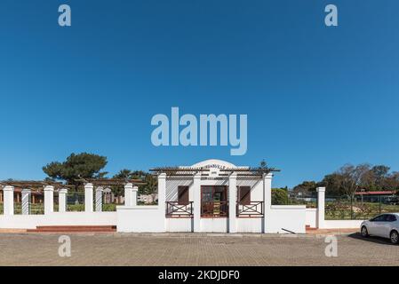 DURBANVILLE, SOUTH AFRICA - SEP 13, 2022: Entrance to the Rose Garden in Durbanville in the Cape Town metroplitan area. Stock Photo