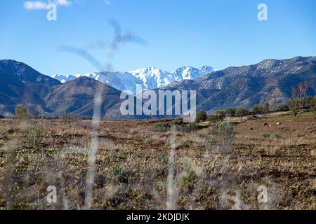 High Atlas in the south of marrakech Stock Photo