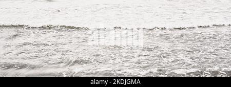 Real photo sea water waves, abstract background, nature power, pale grey light contrast matte more tone in stock Stock Photo
