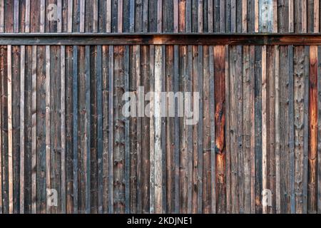 Rough wood barn wall. The texture of the formwork Stock Photo