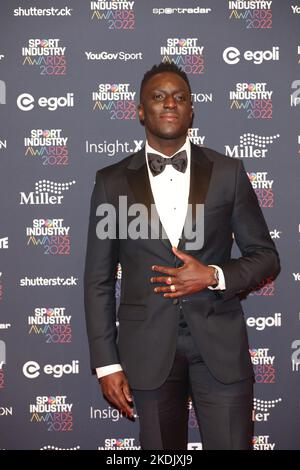 Ayo Akinwolere attends Sport Industry Awards at Battersea Evolution in London, UK. Stock Photo