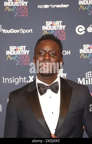 Ayo Akinwolere attends Sport Industry Awards at Battersea Evolution in London, UK. Stock Photo