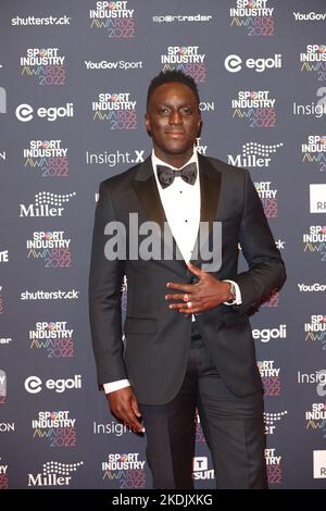 Ayo Akinwolere attends Sport Industry Awards at Battersea Evolution in London, UK. Stock Photo