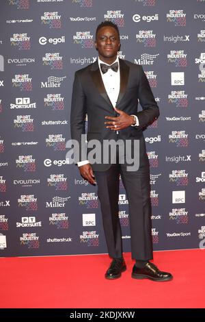 Ayo Akinwolere attends Sport Industry Awards at Battersea Evolution in London, UK. Stock Photo