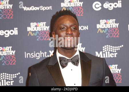 Ayo Akinwolere attends Sport Industry Awards at Battersea Evolution in London, UK. Stock Photo