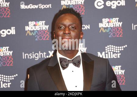 Ayo Akinwolere attends Sport Industry Awards at Battersea Evolution in London, UK. Stock Photo