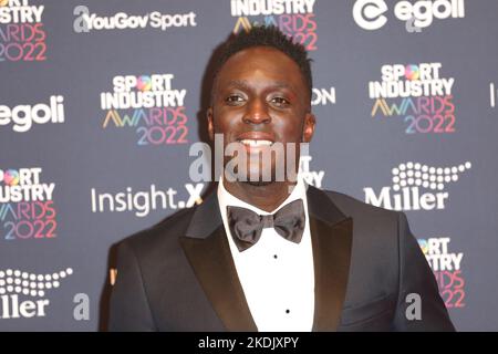 Ayo Akinwolere attends Sport Industry Awards at Battersea Evolution in London, UK. Stock Photo