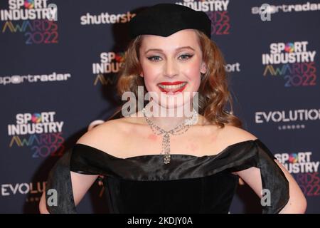 Ellie Robinson attends Sport Industry Awards at Battersea Evolution in London, UK. Stock Photo