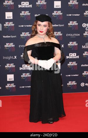 Ellie Robinson attends Sport Industry Awards at Battersea Evolution in London, UK. Stock Photo