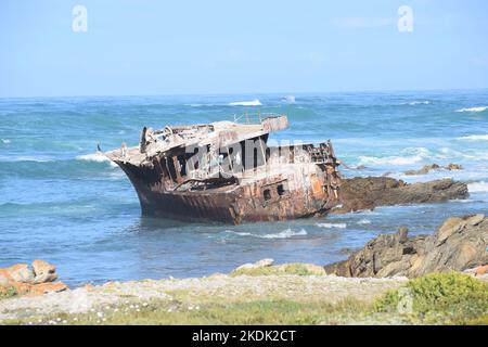 Meisho Maru 38 still afloat Stock Photo