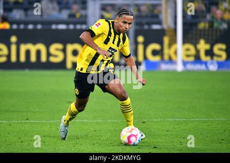 Bundesliga, Signal Iduna Park Dortmund: Borussia Dortmund vs VfL Bochum; Karim Adeyemi Stock Photo