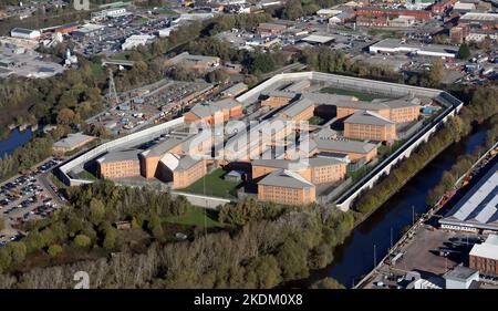 aerial view of Doncaster Prison, or to give its correct title: HMP ...