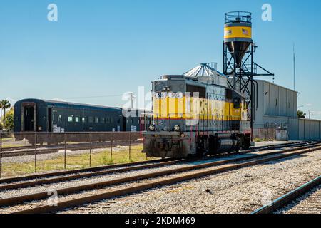 US Sugar EMD GP40-2 Locomotive No 505, Clewiston, Florida Stock Photo