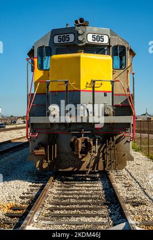 US Sugar EMD GP40-2 Locomotive No 505, Clewiston, Florida Stock Photo