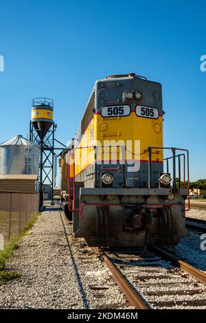 US Sugar EMD GP40-2 Locomotive No 505, Clewiston, Florida Stock Photo