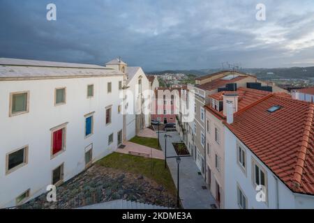 College of Trindade at University of Coimbra Courtyard - Coimbra, Portugal Stock Photo