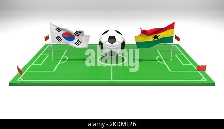 Ghana vs South Korea soccer Match FIFA World Cup Qatar 2022, Ghana ...