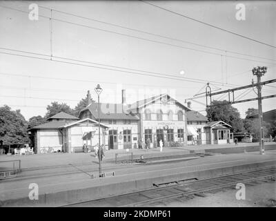 Angelholm Central Station. Stock Photo