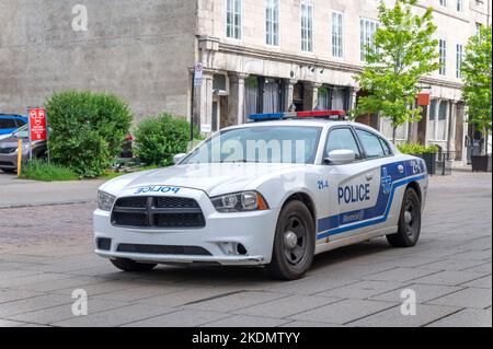 Dodge Charger of Montreal police force Stock Photo