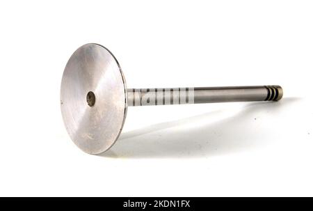 Car head valve isolated on white Stock Photo