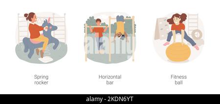 Inclusive playground isolated cartoon vector illustration Stock Vector ...
