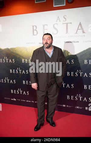 November 7, 2022, Madrid, Madrid, Spain: Denis Menochet attends 'As Bestas' Premiere at Verdi Cinema on November 7, 2022 in Madrid, Spain (Credit Image: © Jack Abuin/ZUMA Press Wire) Stock Photo